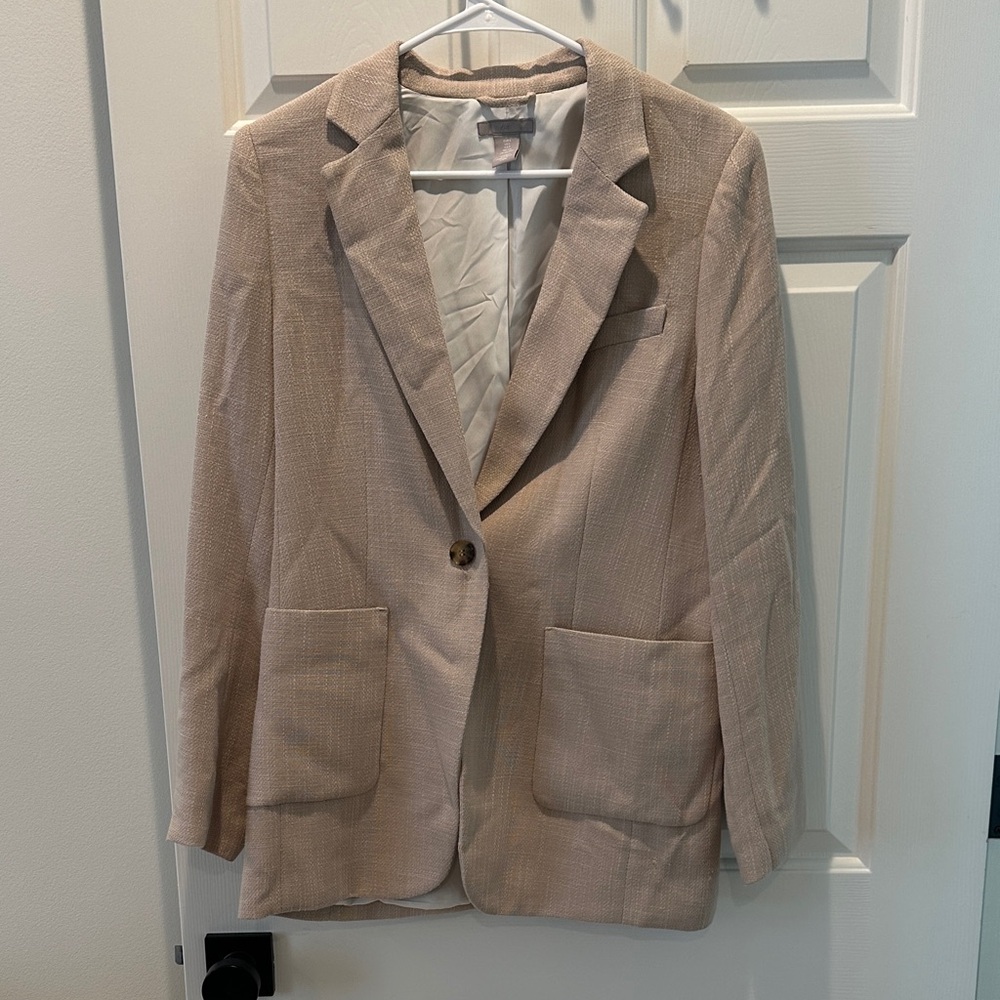 H&M Light Tan Blazer for Women